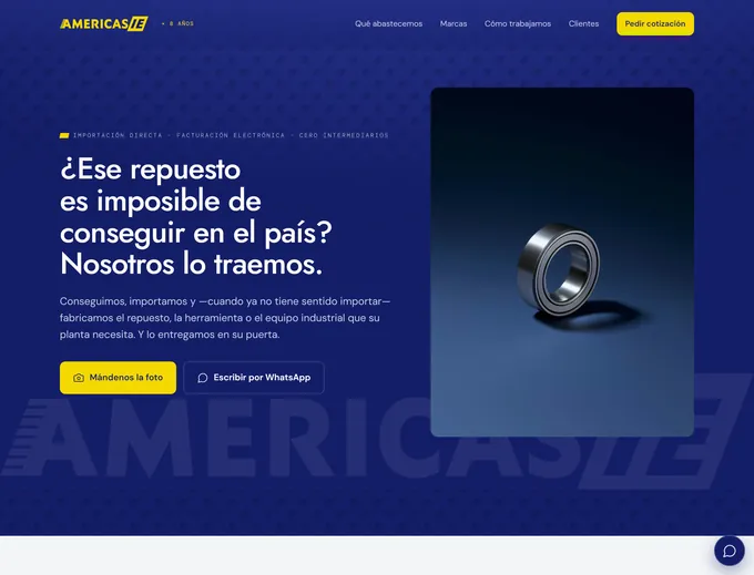 Sitio web de Americas IE