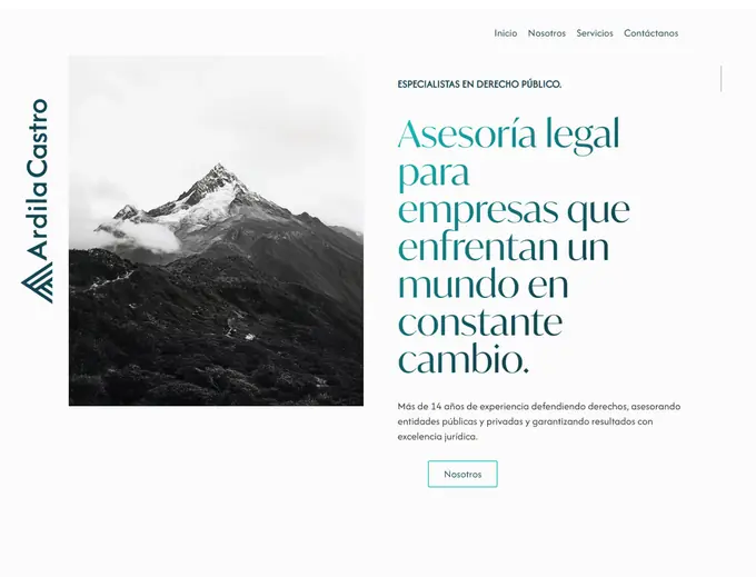 Sitio web de Ardila Castro
