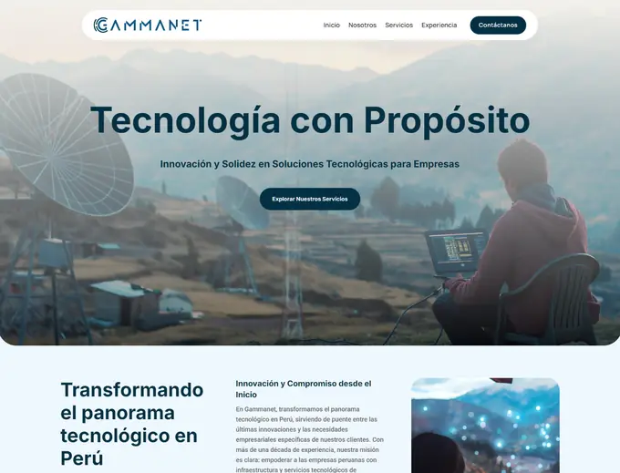Sitio web de GammaNet