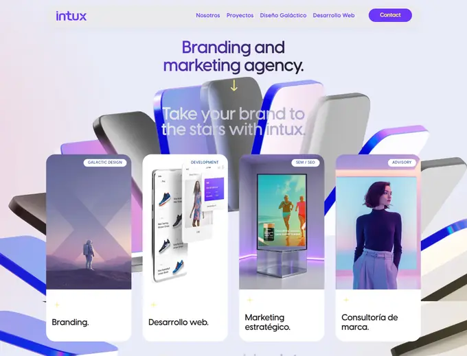 Sitio web de Intux