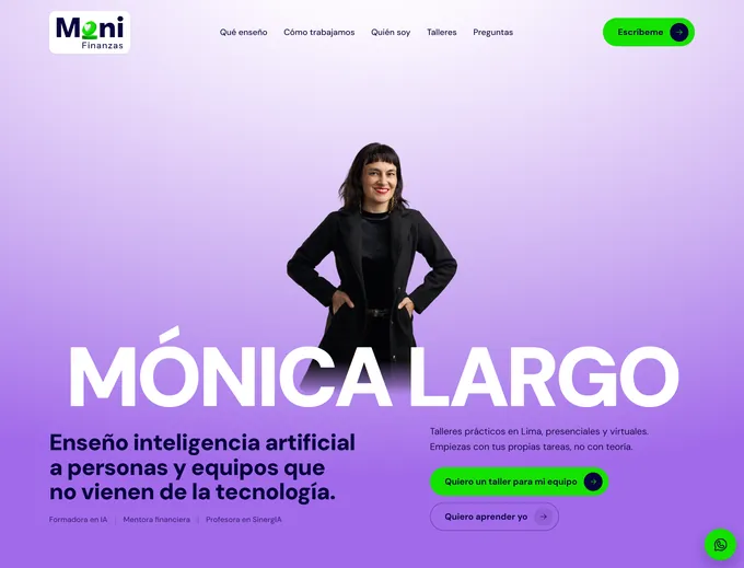 Sitio web de Monifinanzas